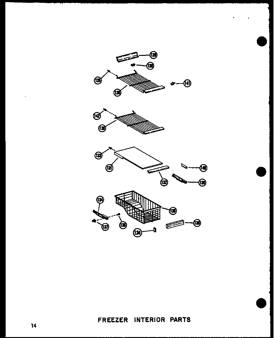 FREEZER INTERIOR PARTS (SDI25N-1/P60230-75W) (SDI25N-1-C/P60230-75WC) (SDI25N-1-AG/P60230-75WG) (SDI25N-1-A/P60230-75WA) (SDI25N-1/P60230-92W) (SDI25N-1-C/P60230-92WC) (SDI25N-1-AG/P60230-92WG) (SDI25N-1-A/P60230-92WA) (SDI25W/P60340-3W) (SDI25W-C/P60340-