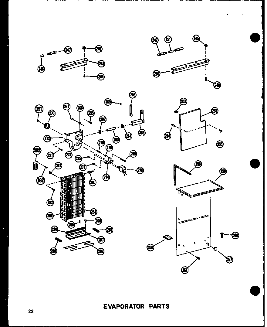 EVAPORATOR PARTS (SDI25N-1/P60230-75W) (SDI25N-1-C/P60230-75WC) (SDI25N-1-AG/P60230-75WG) (SDI25N-1-A/P60230-75WA) (SDI25N-1/P60230-92W) (SDI25N-1-C/P60230-92WC) (SDI25N-1-AG/P60230-92WG) (SDI25N-1-A/P60230-92WA) (SDI25W/P60340-3W) (SDI25W-C/P60340-3WC) (