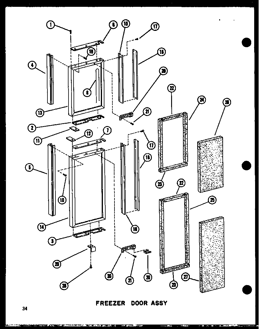 FREEZER DOOR ASSY (SDI25N-1-A/P60230-82WA) (SDI25N-1-C/P60230-83WC) (SDI25N-1-AG/P60230-82WG) (SDI25N-1/P60230-83W) (SDI25N-1/P60230-93W) (SDI25N-1-C/P60230-93WC) (SDI25N-1-AG/P60230-93WG) (SDI25N-1-A/P60230-93WA) (SDI25W/P60340-17W) (SDI25W-C/P60340-17WC