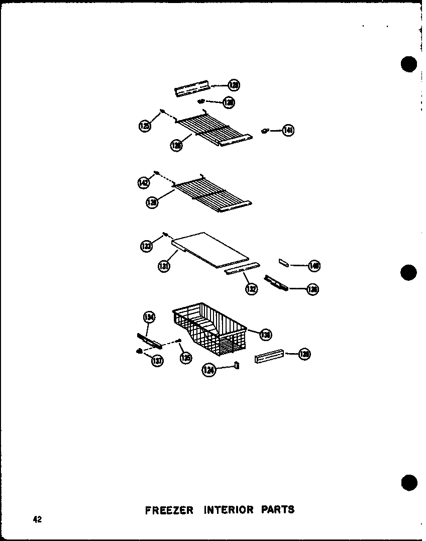 FREEZER INTERIOR PARTS (SDI25N-1-A/P60230-82WA) (SDI25N-1-C/P60230-83WC) (SDI25N-1-AG/P60230-82WG) (SDI25N-1/P60230-83W) (SDI25N-1/P60230-93W) (SDI25N-1-C/P60230-93WC) (SDI25N-1-AG/P60230-93WG) (SDI25N-1-A/P60230-93WA) (SDI25W/P60340-17W) (SDI25W-C/P60340