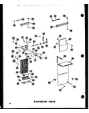 Evaporator parts (sdi25n-1-a/p60230-82wa) (sdi25n-1-c/p60230-83wc) (sdi25n-1-ag/p60230-82wg) (sdi25n-1/p60230-83w) (sdi25n-1/p60230-93w) (sdi25n-1-c/p60230-93wc) (sdi25n-1-ag/p60230-93wg) (sdi25n-1-a/p60230-93wa) (sdi25w/p60340-17w) (sdi25w-c/p60340-17wc)