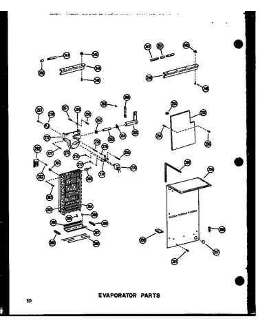 Evaporator parts (sdi25n-1-a/p60230-82wa) (sdi25n-1-c/p60230-83wc) (sdi25n-1-ag/p60230-82wg) (sdi25n-1/p60230-83w) (sdi25n-1/p60230-93w) (sdi25n-1-c/p60230-93wc) (sdi25n-1-ag/p60230-93wg) (sdi25n-1-a/p60230-93wa) (sdi25w/p60340-17w) (sdi25w-c/p60340-17wc)
