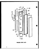 Freezer door assy (sr25w/p60340-1w) (sr25w-c/p60340-1wc) (sr25w-ag/p60340-1wg) (sr25w-a/p60340-1wa) (sd25w-c/p60340-11wc) (sd25w-a/p60340-11wa) (sd25w/p60340-11w) (sd25w-ag/p60340-11wg) (sr22w-c/p60340-4wc) (sr22w-a/p60340-4wa) (sr22w/p60340-4w) (sr22w-ag