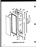 Refrigerator door assy (sr25w/p60340-1w) (sr25w-c/p60340-1wc) (sr25w-ag/p60340-1wg) (sr25w-a/p60340-1wa) (sd25w-c/p60340-11wc) (sd25w-a/p60340-11wa) (sd25w/p60340-11w) (sd25w-ag/p60340-11wg) (sr22w-c/p60340-4wc) (sr22w-a/p60340-4wa) (sr22w/p60340-4w) (sr2