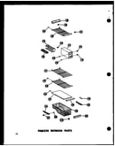 Freezer interior parts (sr25w/p60340-1w) (sr25w-c/p60340-1wc) (sr25w-ag/p60340-1wg) (sr25w-a/p60340-1wa) (sd25w-c/p60340-11wc) (sd25w-a/p60340-11wa) (sd25w/p60340-11w) (sd25w-ag/p60340-11wg) (sr22w-c/p60340-4wc) (sr22w-a/p60340-4wa) (sr22w/p60340-4w) (sr2