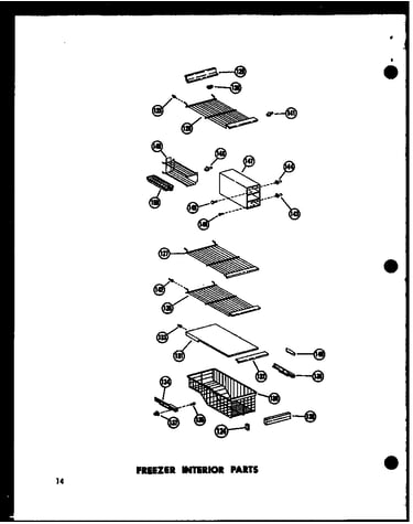 Freezer interior parts (sr25w/p60340-1w) (sr25w-c/p60340-1wc) (sr25w-ag/p60340-1wg) (sr25w-a/p60340-1wa) (sd25w-c/p60340-11wc) (sd25w-a/p60340-11wa) (sd25w/p60340-11w) (sd25w-ag/p60340-11wg) (sr22w-c/p60340-4wc) (sr22w-a/p60340-4wa) (sr22w/p60340-4w) (sr2
