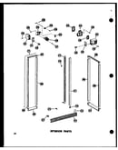 Interior parts (sr25w/p60340-1w) (sr25w-c/p60340-1wc) (sr25w-ag/p60340-1wg) (sr25w-a/p60340-1wa) (sd25w-c/p60340-11wc) (sd25w-a/p60340-11wa) (sd25w/p60340-11w) (sd25w-ag/p60340-11wg) (sr22w-c/p60340-4wc) (sr22w-a/p60340-4wa) (sr22w/p60340-4w) (sr22w-ag/p6