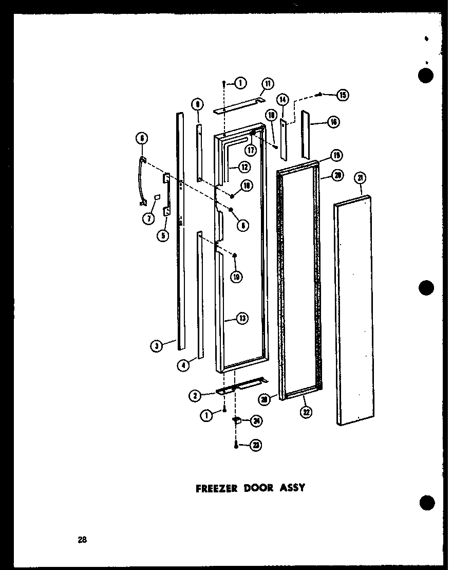 FREEZER DOOR ASSY (SR25W-A/P60340-15WA) (SR25W-C/P60340-15WC) (SR25W-AG/P60340-15WG) (SR25W/P60340-15W) (SD25W/P60340-25W) (SD25W-C/P60340-25WC) (SD25W-AG/P60340-25WG) (SD25W-A/P60340-25WA) (SR22W/P60340-18W) (SR25W-C/P60340-18WC) (SR25W-AG/P60340-18WG) (