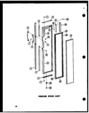 Freezer door assy (sr25w-a/p60340-15wa) (sr25w-c/p60340-15wc) (sr25w-ag/p60340-15wg) (sr25w/p60340-15w) (sd25w/p60340-25w) (sd25w-c/p60340-25wc) (sd25w-ag/p60340-25wg) (sd25w-a/p60340-25wa) (sr22w/p60340-18w) (sr25w-c/p60340-18wc) (sr25w-ag/p60340-18wg) (