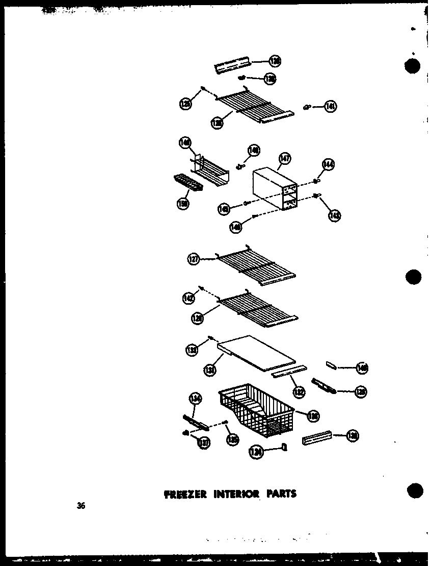 FREEZER INTERIOR PARTS (SR25W-A/P60340-15WA) (SR25W-C/P60340-15WC) (SR25W-AG/P60340-15WG) (SR25W/P60340-15W) (SD25W/P60340-25W) (SD25W-C/P60340-25WC) (SD25W-AG/P60340-25WG) (SD25W-A/P60340-25WA) (SR22W/P60340-18W) (SR25W-C/P60340-18WC) (SR25W-AG/P60340-18