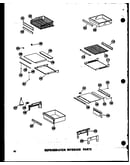 Refrigerator interior parts (sr25w-a/p60340-15wa) (sr25w-c/p60340-15wc) (sr25w-ag/p60340-15wg) (sr25w/p60340-15w) (sd25w/p60340-25w) (sd25w-c/p60340-25wc) (sd25w-ag/p60340-25wg) (sd25w-a/p60340-25wa) (sr22w/p60340-18w) (sr25w-c/p60340-18wc) (sr25w-ag/p603