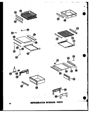 Refrigerator interior parts (sr25w-a/p60340-15wa) (sr25w-c/p60340-15wc) (sr25w-ag/p60340-15wg) (sr25w/p60340-15w) (sd25w/p60340-25w) (sd25w-c/p60340-25wc) (sd25w-ag/p60340-25wg) (sd25w-a/p60340-25wa) (sr22w/p60340-18w) (sr25w-c/p60340-18wc) (sr25w-ag/p603