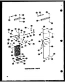 Evaporator parts (sr25w-a/p60340-15wa) (sr25w-c/p60340-15wc) (sr25w-ag/p60340-15wg) (sr25w/p60340-15w) (sd25w/p60340-25w) (sd25w-c/p60340-25wc) (sd25w-ag/p60340-25wg) (sd25w-a/p60340-25wa) (sr22w/p60340-18w) (sr25w-c/p60340-18wc) (sr25w-ag/p60340-18wg) (s