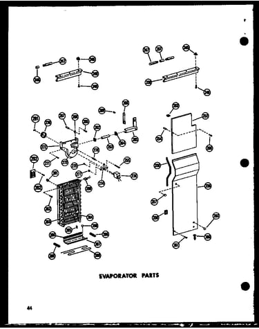 Evaporator parts (sr25w-a/p60340-15wa) (sr25w-c/p60340-15wc) (sr25w-ag/p60340-15wg) (sr25w/p60340-15w) (sd25w/p60340-25w) (sd25w-c/p60340-25wc) (sd25w-ag/p60340-25wg) (sd25w-a/p60340-25wa) (sr22w/p60340-18w) (sr25w-c/p60340-18wc) (sr25w-ag/p60340-18wg) (s