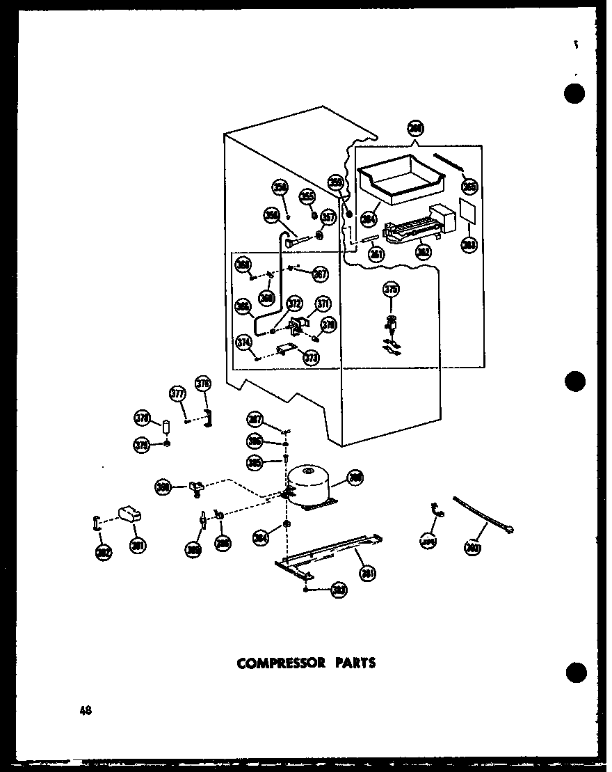 COMPRESSOR PARTS (SR25W-A/P60340-15WA) (SR25W-C/P60340-15WC) (SR25W-AG/P60340-15WG) (SR25W/P60340-15W) (SD25W/P60340-25W) (SD25W-C/P60340-25WC) (SD25W-AG/P60340-25WG) (SD25W-A/P60340-25WA) (SR22W/P60340-18W) (SR25W-C/P60340-18WC) (SR25W-AG/P60340-18WG) (S