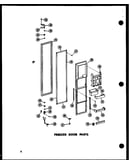 Freezer door parts