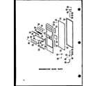Amana SP19A-C-P60350-4WC refrigerator door parts diagram