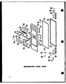 Refrigerator door parts