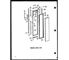 Amana ESR17N-AG-P60350-38WG freezer door assy diagram
