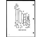 Amana SR19W-A-P60350-34WA freezer door parts diagram