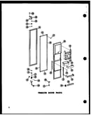 Freezer door parts