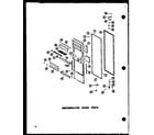 Amana ESR17N-C-P60350-38WC refrigerator door parts diagram