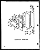 Refrigerator door parts