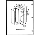Amana ESR17N-AG-P60350-38WG refrigerator door assy diagram