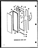 Refrigerator door assy