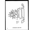 Amana SRI19A-C-P60350-6WC refrigerator door parts diagram