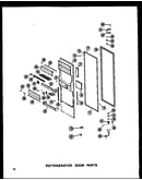 Refrigerator door parts