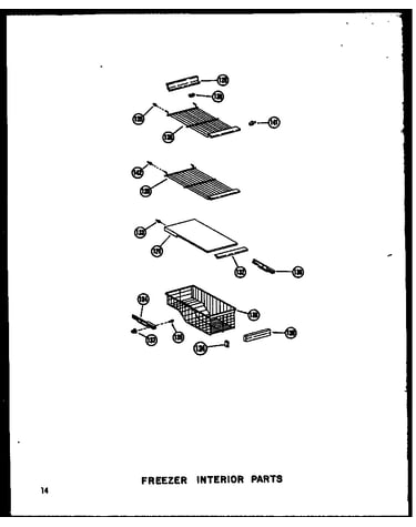 Freezer interior parts