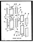 Freezer door assy