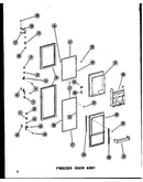 Freezer door assy