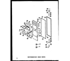 Amana SRI19W-P60340-71W refrigerator door parts diagram