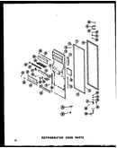 Refrigerator door parts
