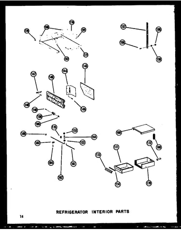 Refrigerator interior parts