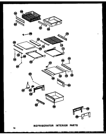 Refrigerator interior parts