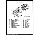 Amana SRI19W-A-P60340-50WA ice maker parts diagram