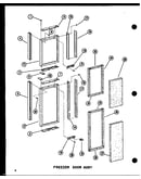 Freezer door assy (sdi25w-c/p60350-41wc) (sdi25w/p60350-41w) (sdi25w-a/p60350-41wa) (sdi25w-l/p60350-41wl) (sdi25w-ag/p60350-41wg) (sdi22w-c/p60350-44wc) (sdi22w-a/p60350-44wa) (sdi22w-ag/p60350-44wg) (sdi22w/p60350-44w) (sdi22w-l/p60350-44wl) (sri19w-c/p