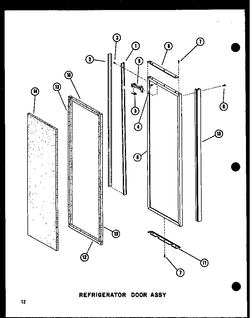 REFRIGERATOR DOOR ASSY (SDI25W-C/P60350-41WC) (SDI25W/P60350-41W) (SDI25W-A/P60350-41WA) (SDI25W-L/P60350-41WL) (SDI25W-AG/P60350-41WG) (SDI22W-C/P60350-44WC) (SDI22W-A/P60350-44WA) (SDI22W-AG/P60350-44WG) (SDI22W/P60350-44W) (SDI22W-L/P60350-44WL) (SRI19