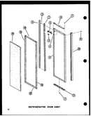 Refrigerator door assy (sdi25w-c/p60350-41wc) (sdi25w/p60350-41w) (sdi25w-a/p60350-41wa) (sdi25w-l/p60350-41wl) (sdi25w-ag/p60350-41wg) (sdi22w-c/p60350-44wc) (sdi22w-a/p60350-44wa) (sdi22w-ag/p60350-44wg) (sdi22w/p60350-44w) (sdi22w-l/p60350-44wl) (sri19