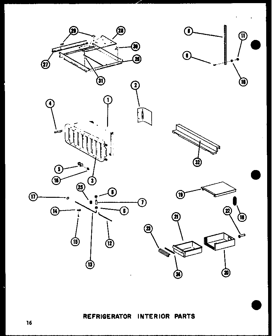 REFRIGERATOR INTERIOR PARTS (SDI25W-C/P60350-41WC) (SDI25W/P60350-41W) (SDI25W-A/P60350-41WA) (SDI25W-L/P60350-41WL) (SDI25W-AG/P60350-41WG) (SDI22W-C/P60350-44WC) (SDI22W-A/P60350-44WA) (SDI22W-AG/P60350-44WG) (SDI22W/P60350-44W) (SDI22W-L/P60350-44WL) (