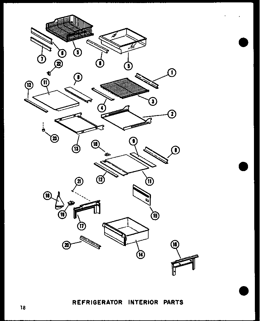 REFRIGERATOR INTERIOR PARTS (SDI25W-C/P60350-41WC) (SDI25W/P60350-41W) (SDI25W-A/P60350-41WA) (SDI25W-L/P60350-41WL) (SDI25W-AG/P60350-41WG) (SDI22W-C/P60350-44WC) (SDI22W-A/P60350-44WA) (SDI22W-AG/P60350-44WG) (SDI22W/P60350-44W) (SDI22W-L/P60350-44WL) (