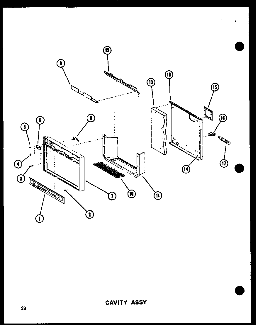 CAVITY ASSY (SDI25W-C/P60350-41WC) (SDI25W/P60350-41W) (SDI25W-A/P60350-41WA) (SDI25W-L/P60350-41WL) (SDI25W-AG/P60350-41WG) (SDI22W-C/P60350-44WC) (SDI22W-A/P60350-44WA) (SDI22W-AG/P60350-44WG) (SDI22W/P60350-44W) (SDI22W-L/P60350-44WL) (SRI19W-C/P60350-