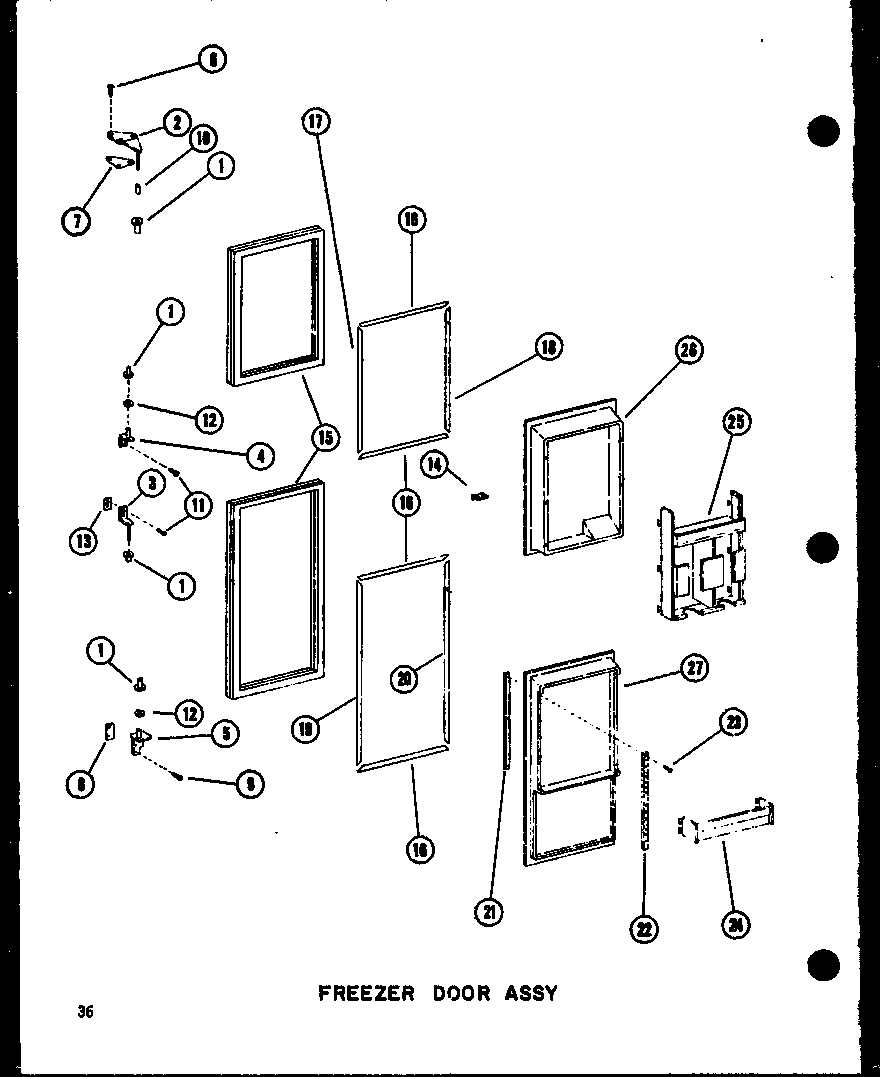 FREEZER DOOR ASSY (SDI25W-AG/P73320-19WG) (SDI25W-L/P73320-19WL) (SDI25W-A/P73320-19WA) (SDI25W/P73320-19W) (SDI25W-C/P73320-19WC) (SDI22W-C/P73320-22WC) (SDI22W/P73320-22W) (SDI22W-A/P73320-22WA) (SDI22W-L/P73320-22WL) (SDI22W-AG/P73320-22WG) (SRI19W-C/P