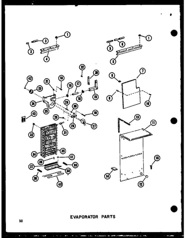 Evaporator parts (sdi25w-ag/p73320-19wg) (sdi25w-l/p73320-19wl) (sdi25w-a/p73320-19wa) (sdi25w/p73320-19w) (sdi25w-c/p73320-19wc) (sdi22w-c/p73320-22wc) (sdi22w/p73320-22w) (sdi22w-a/p73320-22wa) (sdi22w-l/p73320-22wl) (sdi22w-ag/p73320-22wg) (sri19w-c/p7
