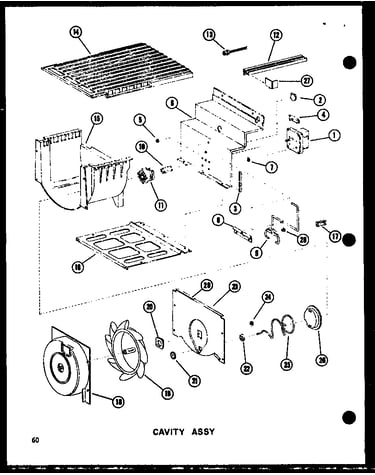 Cavity assy (sdi25w-ag/p73320-19wg) (sdi25w-l/p73320-19wl) (sdi25w-a/p73320-19wa) (sdi25w/p73320-19w) (sdi25w-c/p73320-19wc) (sdi22w-c/p73320-22wc) (sdi22w/p73320-22w) (sdi22w-a/p73320-22wa) (sdi22w-l/p73320-22wl) (sdi22w-ag/p73320-22wg) (sri19w-c/p73320-
