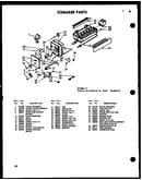 Icemaker parts (sri519w-c/p73320-25wc) (sri519w/p73320-25w) (sri519w-a/p73320-25wa) (sri519w-l/p73320-25wl) (sri519w-ag/p73320-25wg)