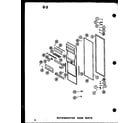 Amana SDI22E-C-P74870-6WC refrigerator door parts diagram